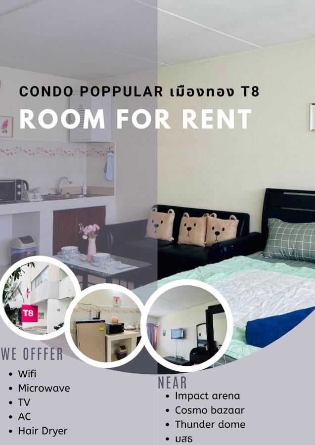 For Rent Condo Popular T8 Fl9 Bangkok Ngoại thất bức ảnh